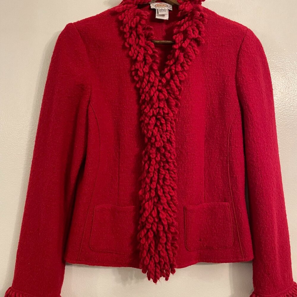 Talbot's boiled wool jacket